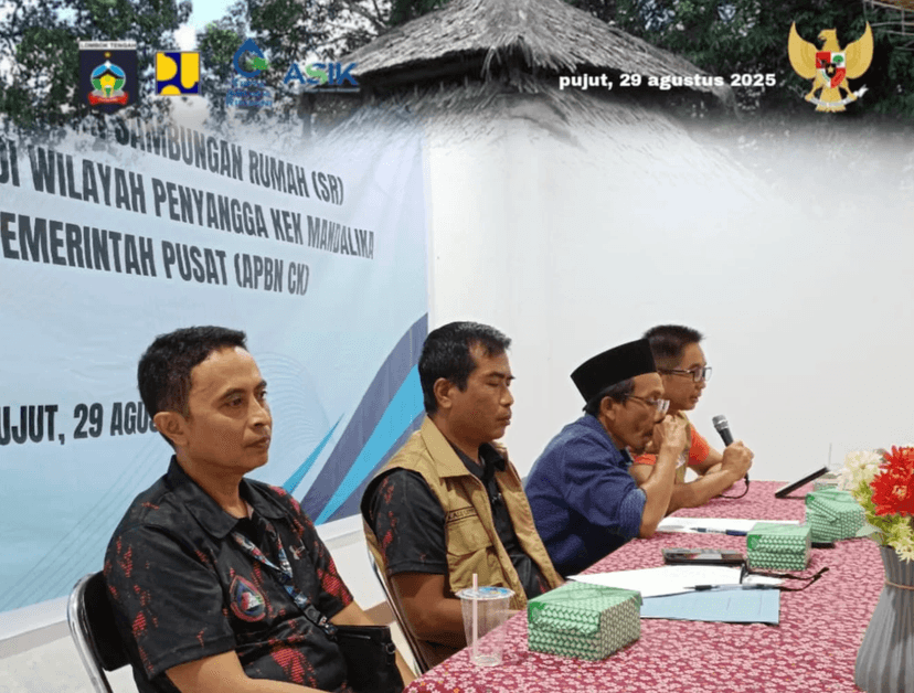 Sosialisasi pengaktifan sambungan rumah (SR) di Wilayah Penyangga SPAM